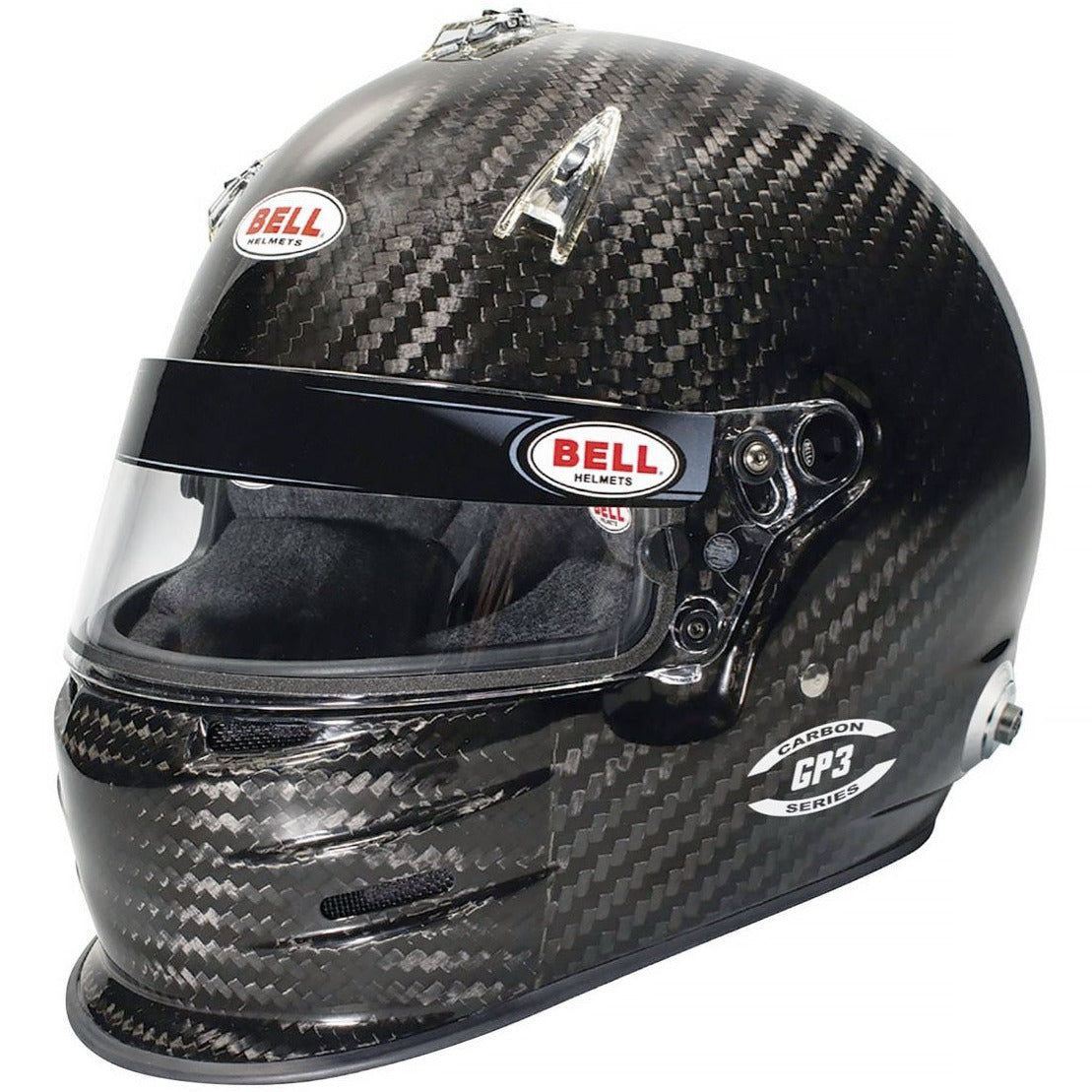 Bell GP3 Carbon Fiber Racing Helmet - Sleek and Lightweight Head Protection for Racers