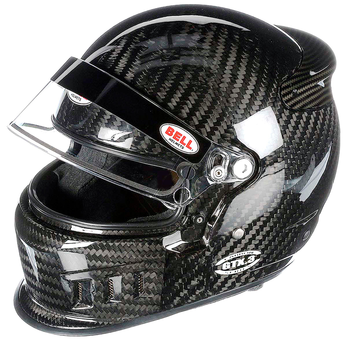 BELL GTX.3 CARBON FIBER HELMET TOP LEFT IMAGE