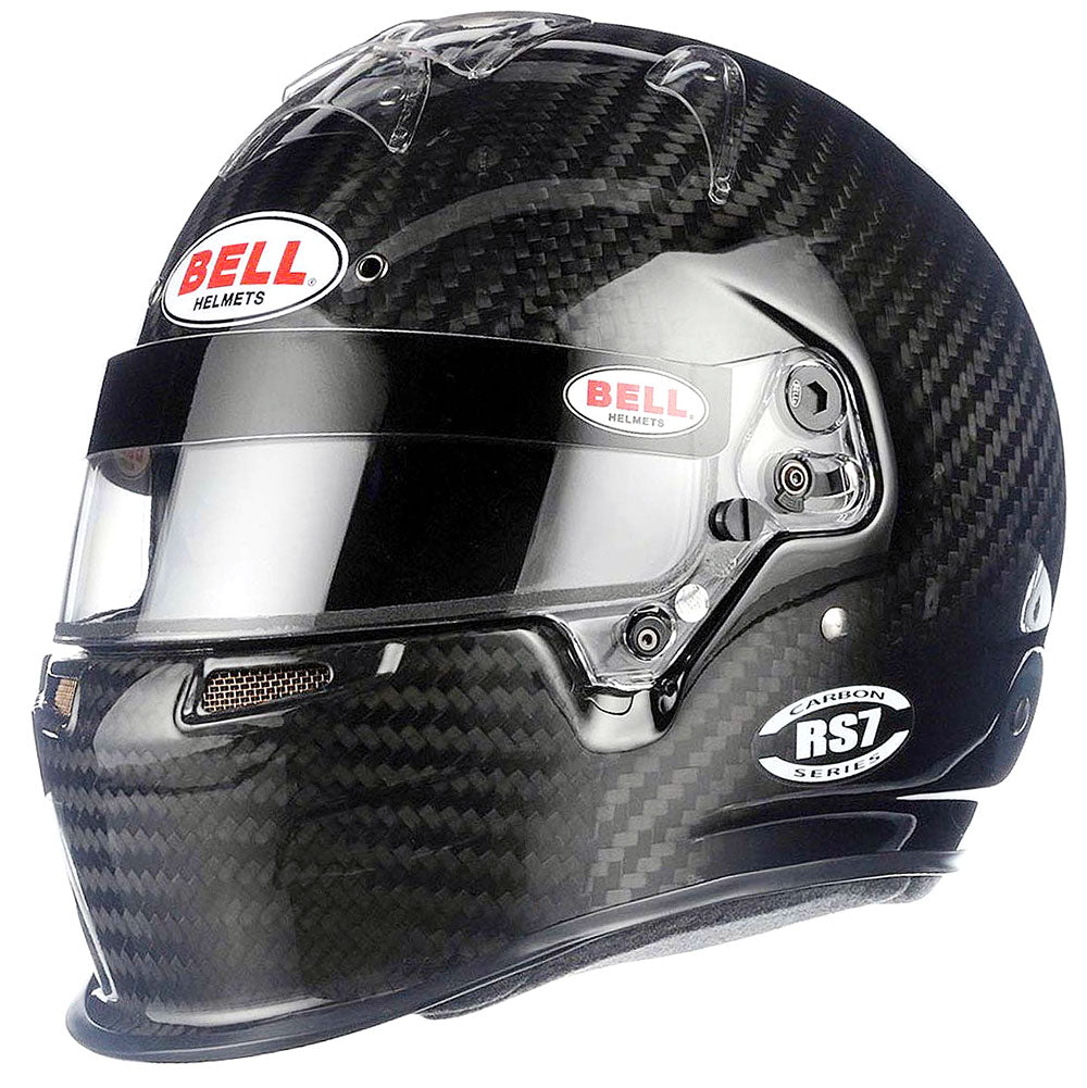 Advanced Bell RS7 Carbon Fiber Helmet - Your Top Choice for Professional Racing Gear.