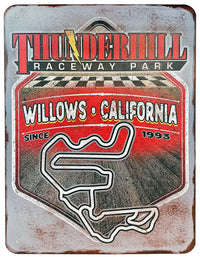 Thumbnail for Aluminum Sign Thunderhill Raceway Track