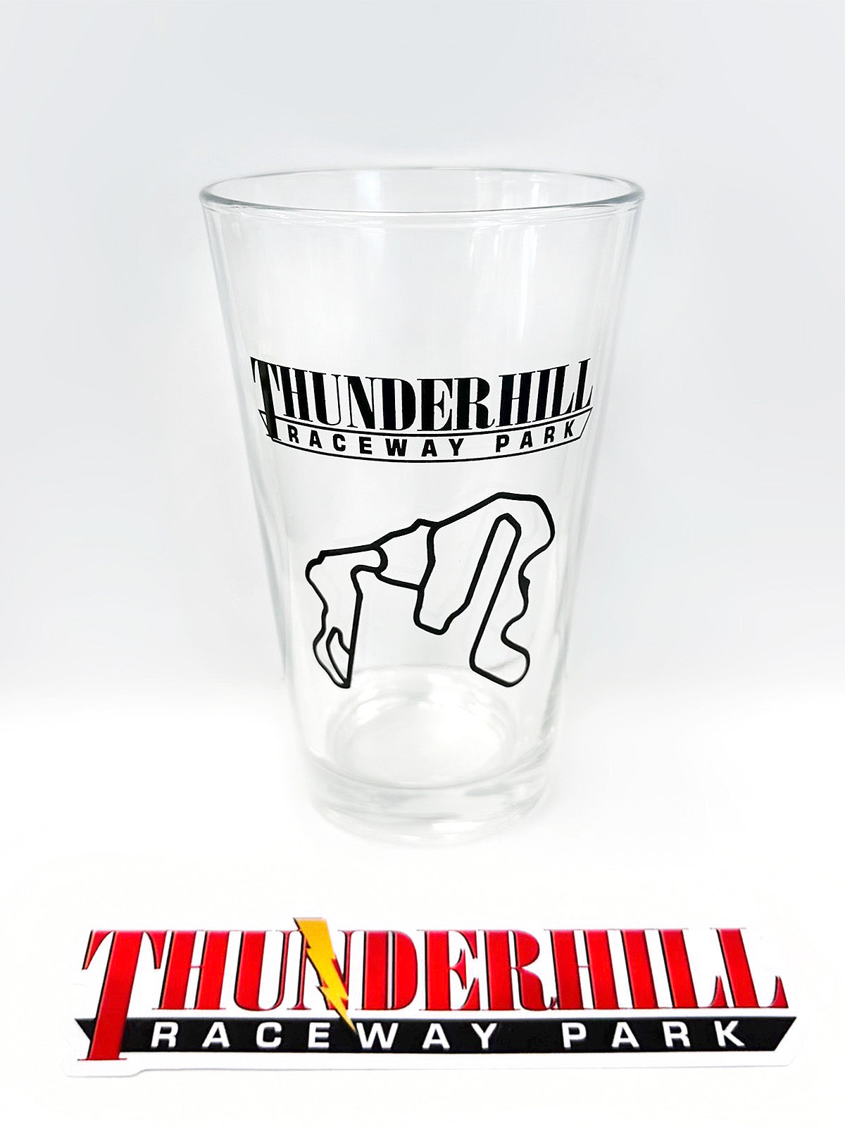 Thunderhill Raceway Pint Glass