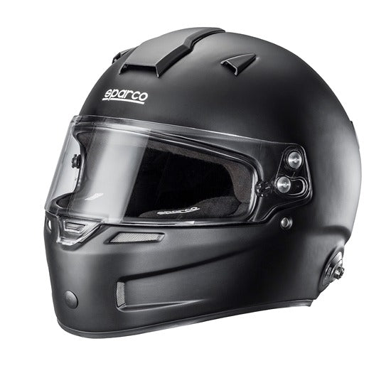 SPARCO AIR PRO RF-5 AUTO RACING HELMET MATTE BLACK PROFILE IMAGE