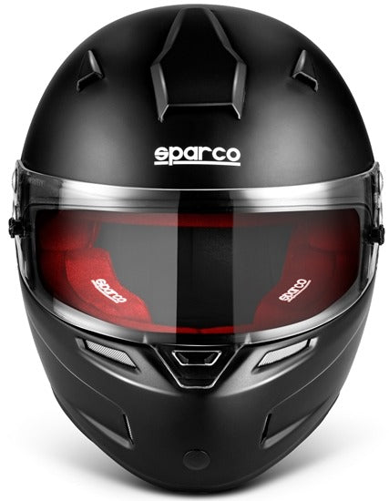 SPARCO AIR PRO RF-5 AUTO RACING HELMET MATTE BLACK IMAGE