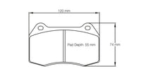 Thumbnail for Pagid Racing Brake Pads No. 1427