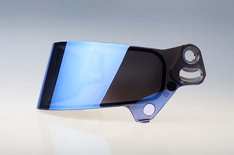 Bell SE07 blue mirror helmet shield visor in stock and ready for immediate shipping