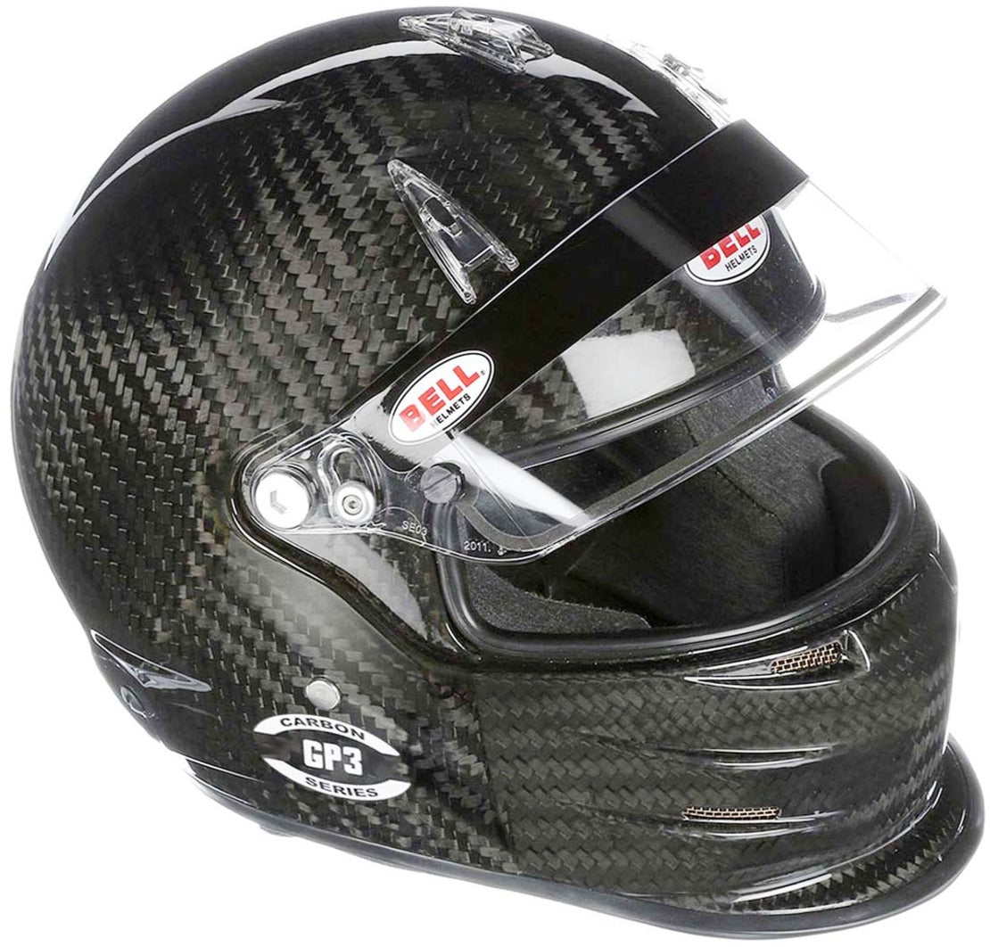 Bell GP3 Helmet: Cutting-Edge Carbon Fiber Racing Gear for Speedsters