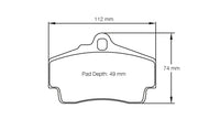 Thumbnail for Pagid Racing Brake Pads No. 2406