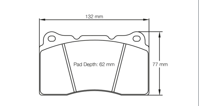 Pagid Racing Brake Pads No. 2487