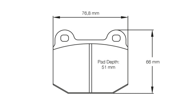 Pagid Racing Brake Pads No. 2593