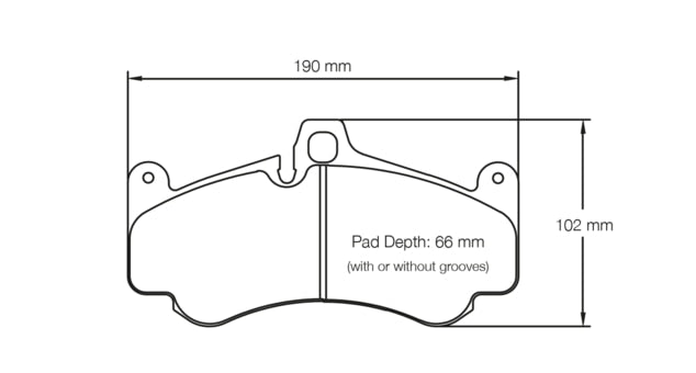 Pagid Racing Brake Pads No. 2707