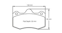 Thumbnail for Pagid Racing Brake Pads No. 4345