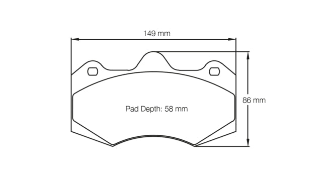 Pagid Racing Brake Pads No. 4346