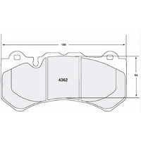 Thumbnail for PFC Brake Pads 4362.08.19.44