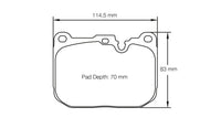 Thumbnail for Pagid Racing Brake Pads No. 4931