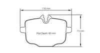 Thumbnail for Pagid Racing Brake Pads No. 4932