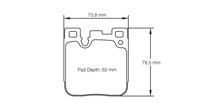 Thumbnail for Pagid Racing Brake Pads No. 4933