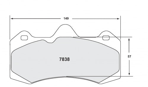 PFC Brake Pads 7838.08.17.44