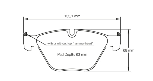 Pagid Racing Brake Pads No. 8051