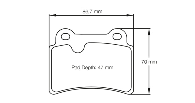 Pagid Racing Brake Pads No. 8069