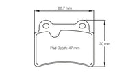 Thumbnail for Pagid Racing Brake Pads No. 8069