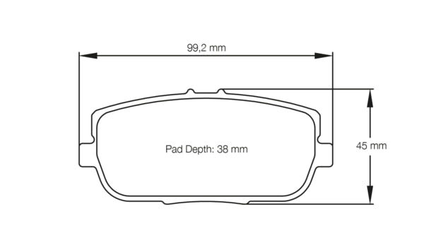 Pagid Racing Brake Pads No. 8077