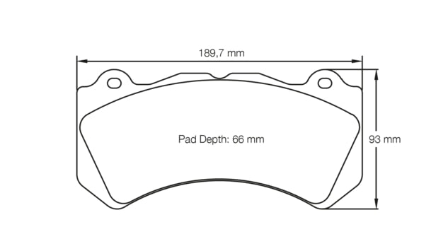 Pagid Racing Brake Pads No. 8081