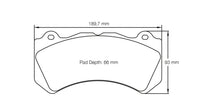 Thumbnail for Pagid Racing Brake Pads No. 8081