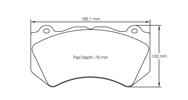 Pagid Racing Brake Pads No. 8083