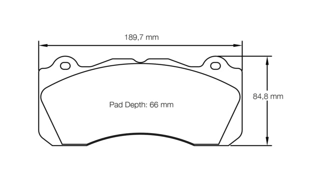 Pagid Racing Brake Pads No. 8203