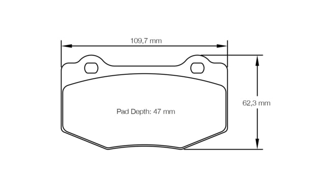 Pagid Racing Brake Pads No. 8208