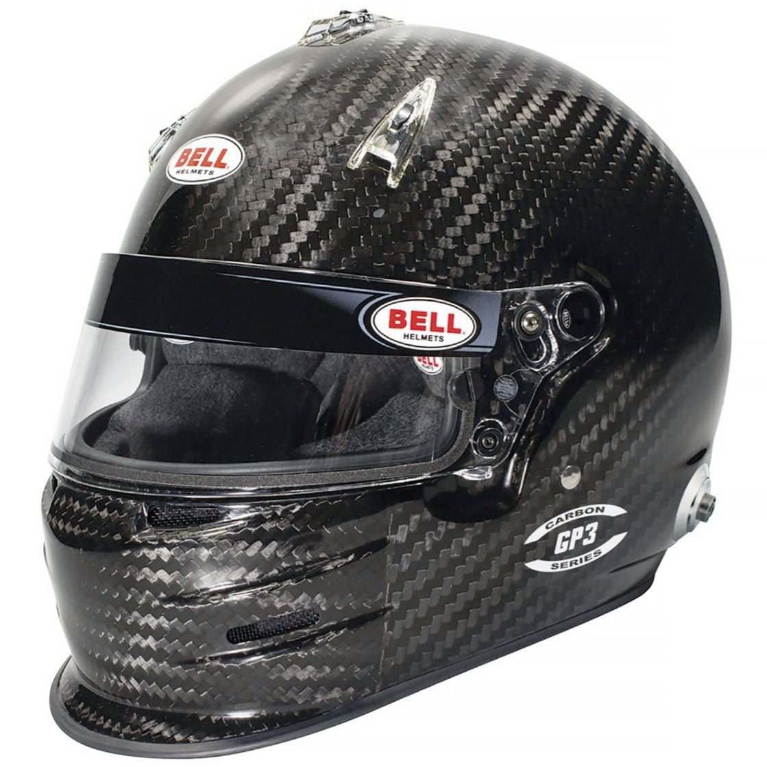 Bell GP3 Carbon Fiber Racing Helmet - Sleek and Lightweight Head Protection for Racers