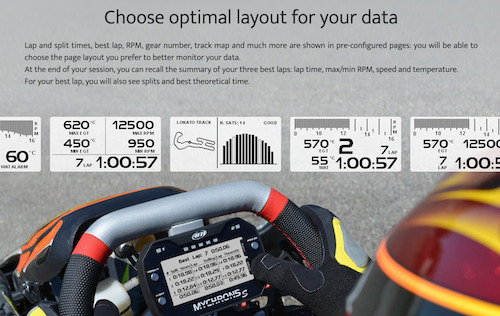 AiM Sports MyChron 5S Karting Dash and Data Logger