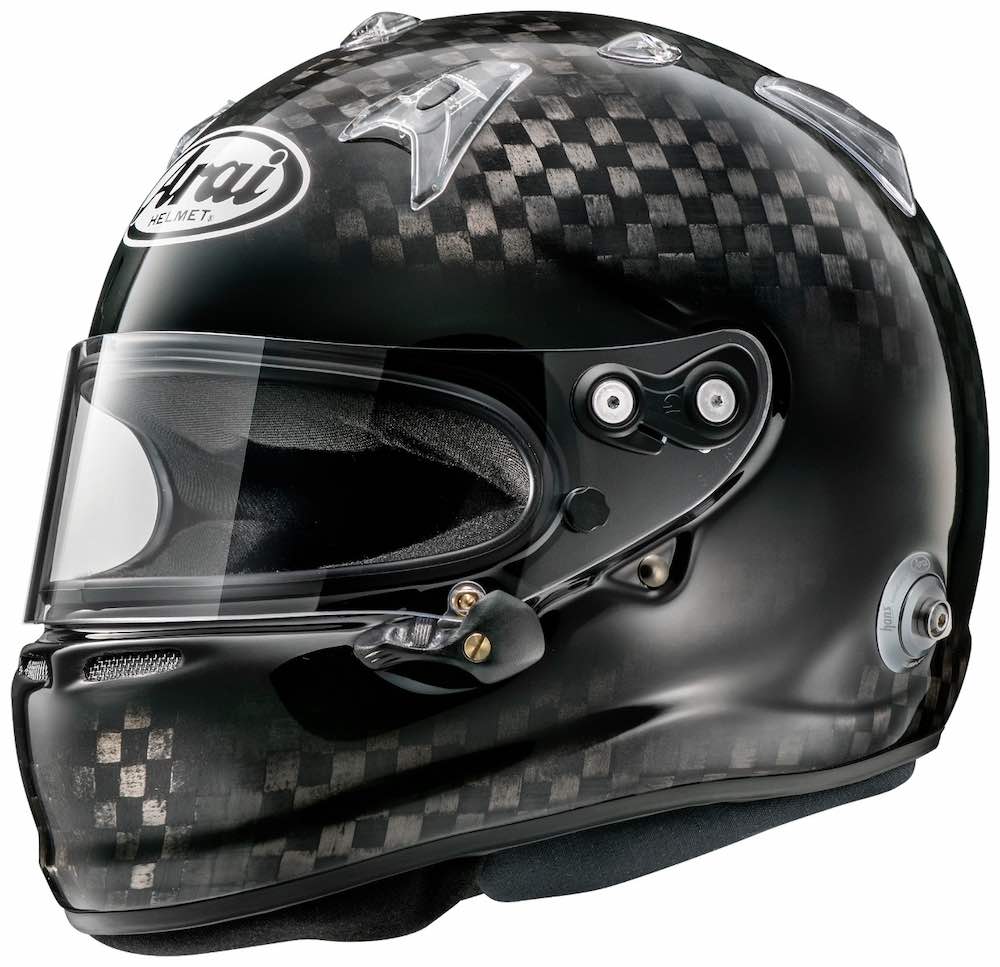 Arai GP-7SRC Carbon Fiber helmet in stock at the lowest prices with the largest discounts for the best deal on Arai GP-7SRC Helmet image