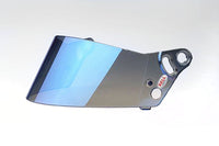 Thumbnail for Bell Racing SRV-8 blue mirror visor shield for Bell M8 and BR8 helmets