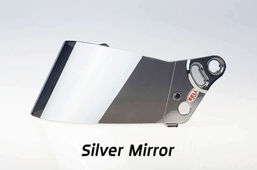 Bell Racing SRV-8 silver mirror visor shield for Bell M8 and BR8 helmets