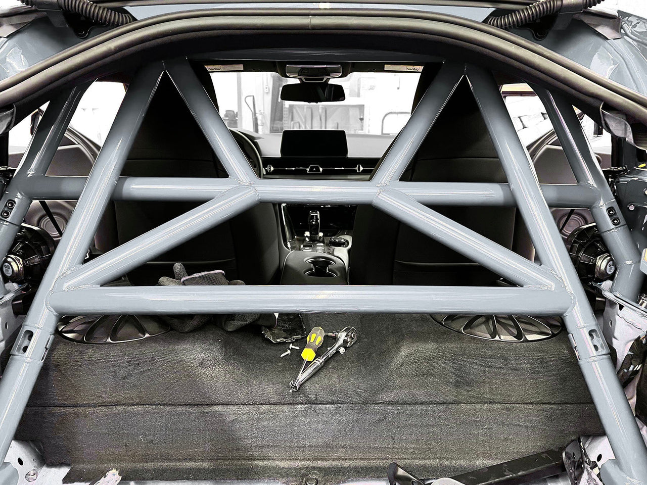 Whether you're pushing the limits on the track or participating in competitive racing, the CMS Performance roll bar is an essential upgrade, delivering peace of mind and optimal performance to Supra GR enthusiasts.