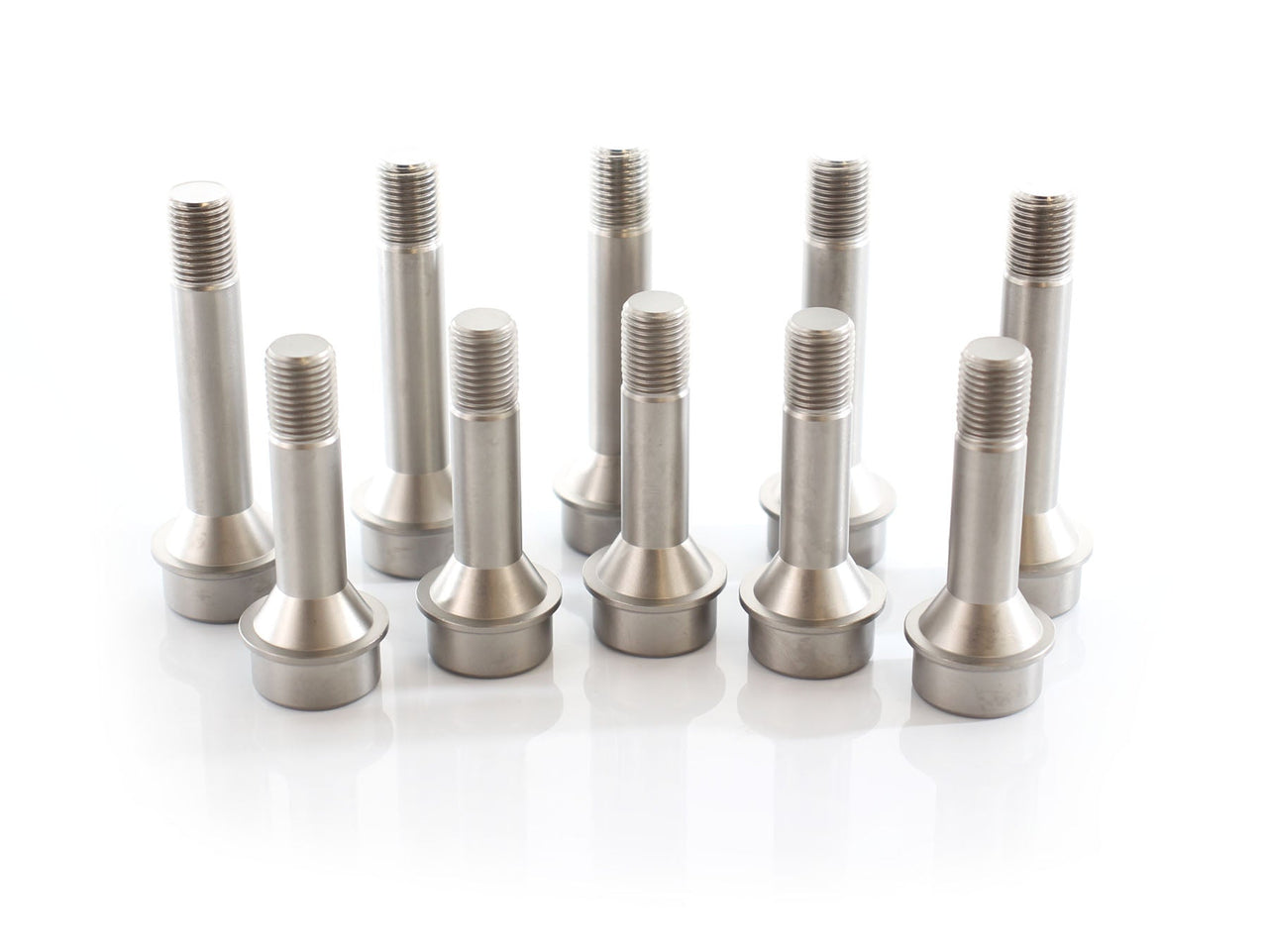 Titanium lug bolts for Ferrari 458 488 California F12 stronger than steel ultra light weight.