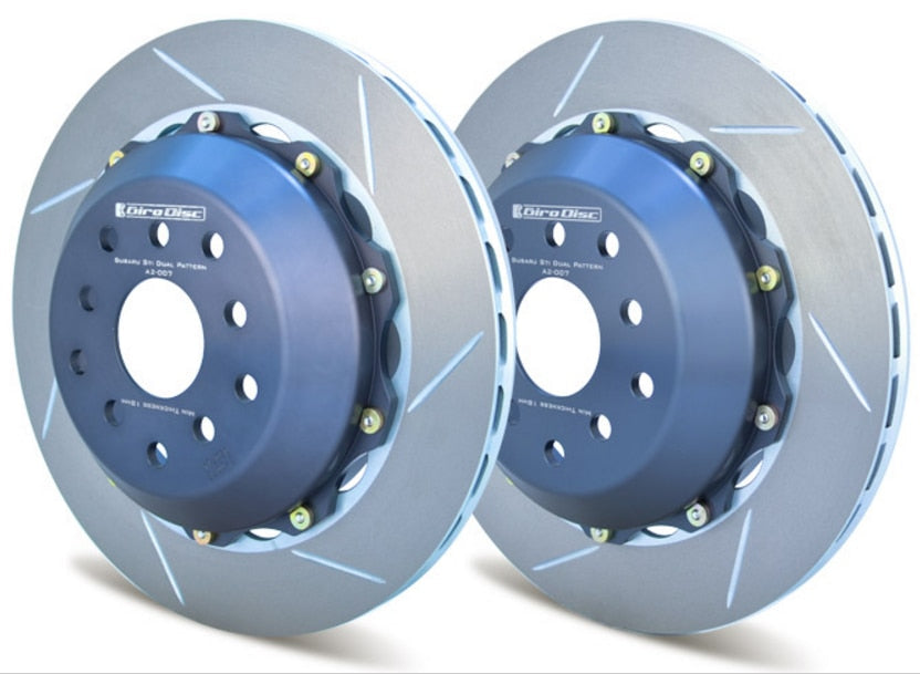 A2-007 Girodisc 2pc Rear Brake Rotors (Subaru STI 2004-2007)