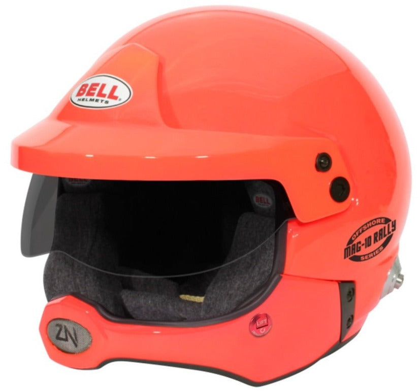 Bell MAG-10 Rally Open Face Helmet SA2020, showcasing a blend of classic design and advanced safety features tailored for motorsports enthusiasts."