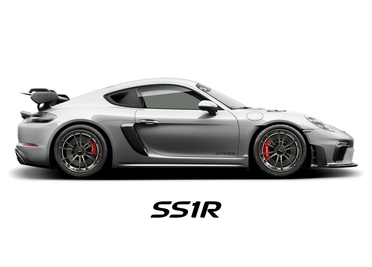 Forgeline SS1R center lock racing wheels are perfect for the new Porsche 718 Cayman GT4 RS the lightest and strongest for track days, HPDE, and racing events