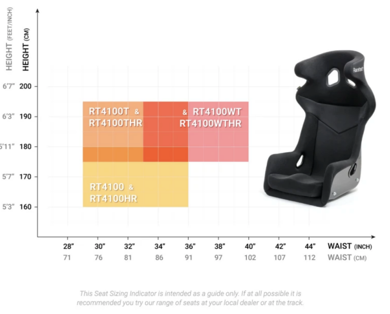 Racetech RT4100 Racing Seat