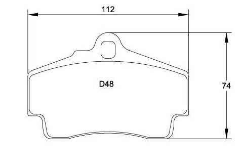 Race Technologies RS45 Brake Pad - 2283.15.5.RS45