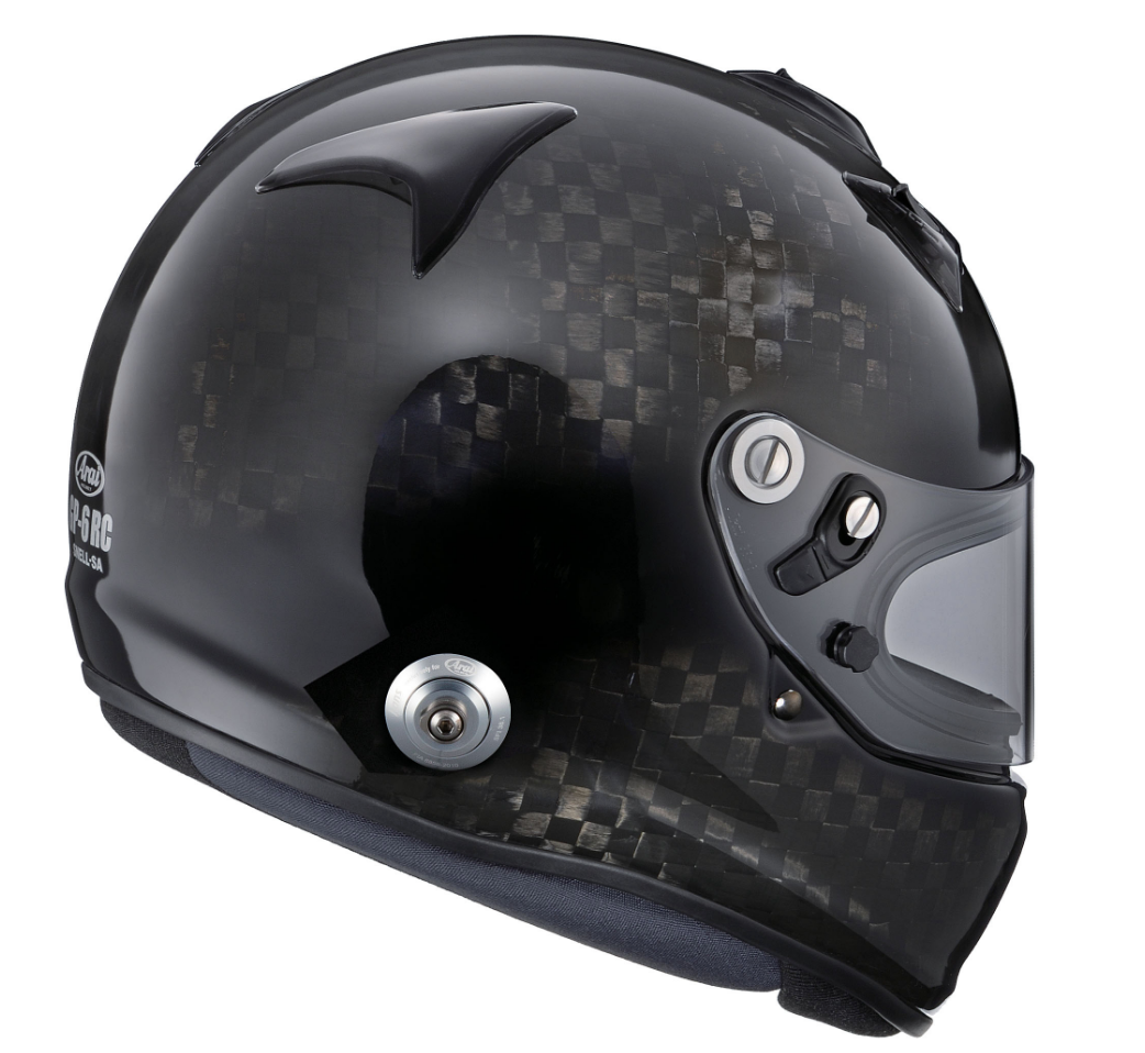 ARAI GP-6RC CARBON FIBER HELMET REAR PROFILE IMAGE