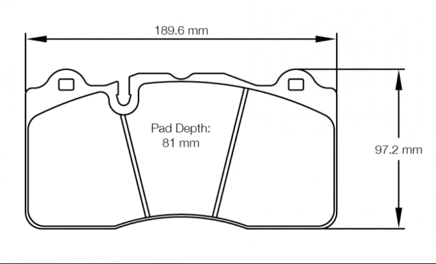 Pagid Racing Brake Pads No. 8253