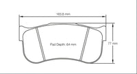 Thumbnail for Pagid Racing Brake Pads No. 8101