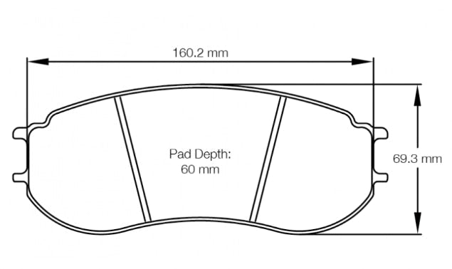 Pagid Racing Brake Pads No. 8241