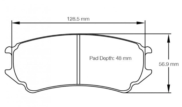 Pagid Racing Brake Pads No. 8242