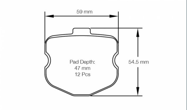 Pagid Racing Brake Pads No. 8240 Front