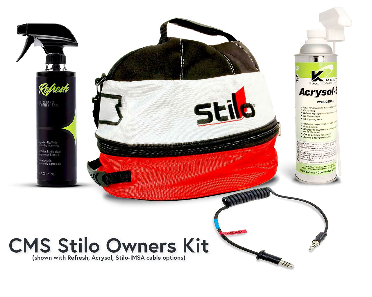 The Stilo Owner's Kit helps you keep your new Stilo ST5 FN ABP helmet clean, fresh, and like-new.