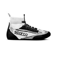 Thumbnail for Side view of the Sparco Superleggera Racing Shoes, emphasizing its aerodynamic design and fit for high-speed track performance